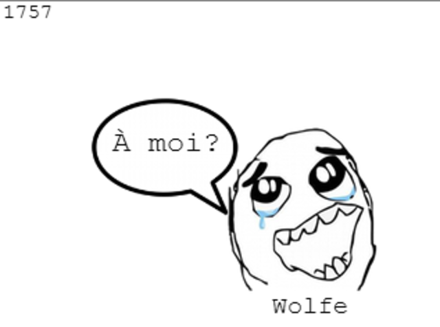 Le général Wolfe est nommé chef des armées britanniques en Amérique du Nord