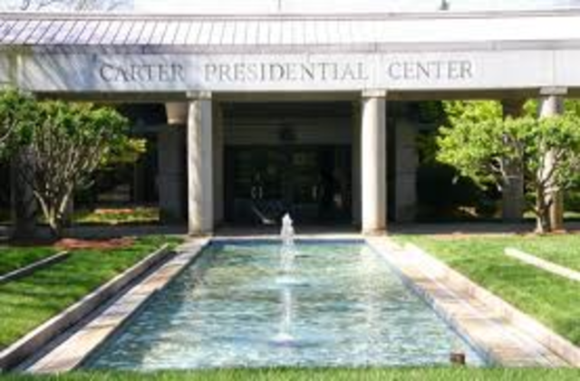 The Groundbreaking for the Carter Center
