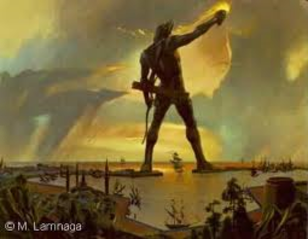 Colossus of Rhodes is destroyed