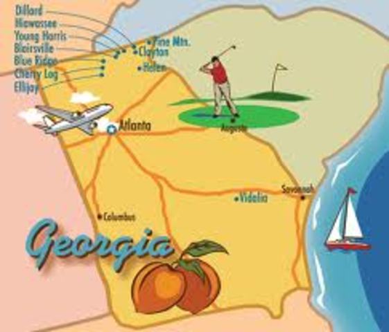 inagaugerated as govener of Georgia