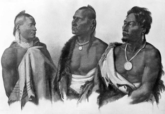 North of present-day Omaha, Nebraska they hold a council with the Oto and Missouri Indians