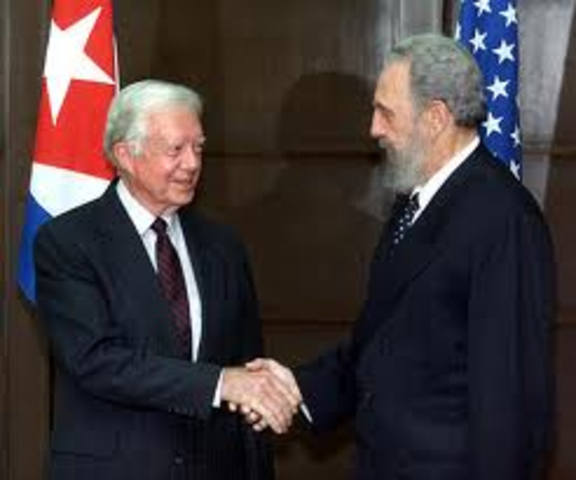 Jimmy Carter Visits Cuba