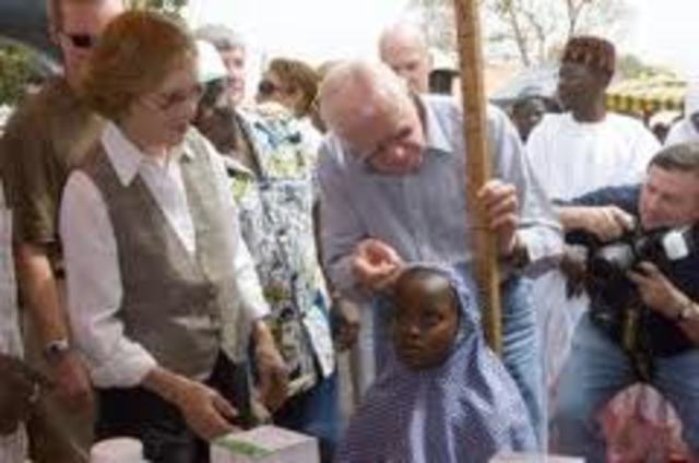 Jimmy Carter Visits Liberia and Nigeria