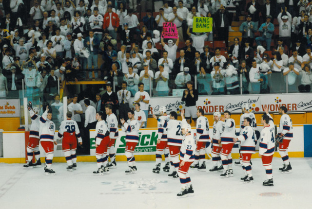 Jets play final game against Red Wings