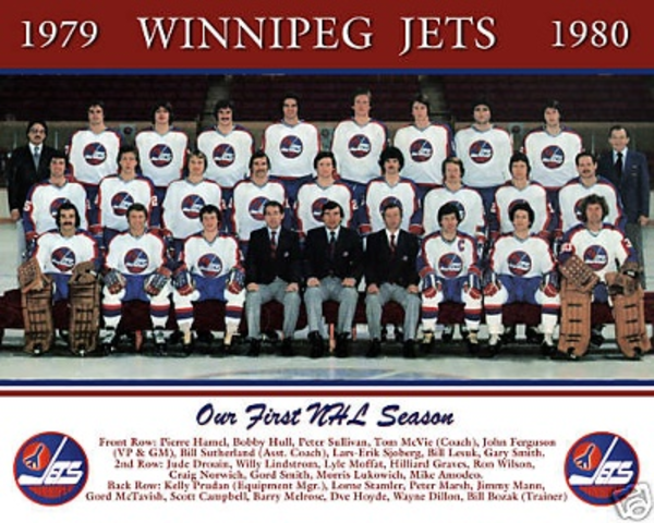 Jets play they're first game in the NHl vs Pittsburgh