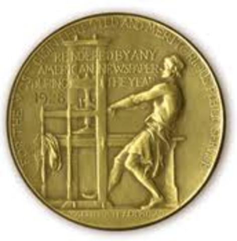 For the first time since 1977 no Pulitzer Prize is awarded for fiction