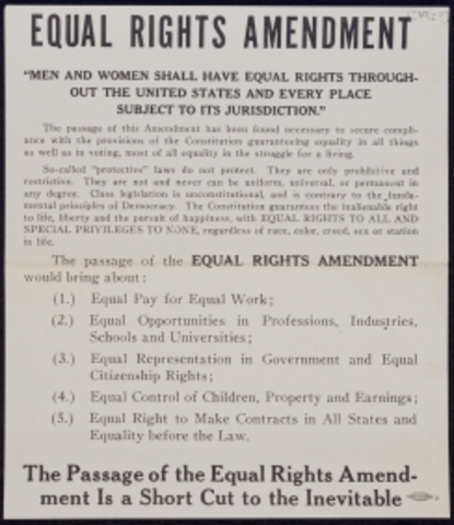 Equal Rights Amendment (ERA)