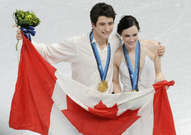 Tessa Virtue and Scott Moir win gold at Olympic games