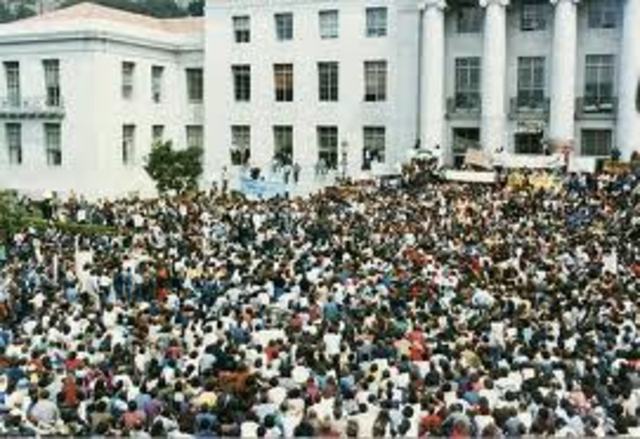 U.C. Berkley Demonstrations begin