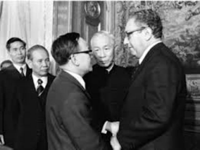 U.S. Peace Agreement with Vietnam Signed