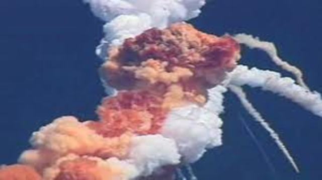 explodes shortly after launch.