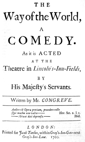 The Way of the World