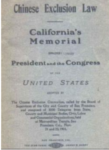 Chinese Exclusion Act