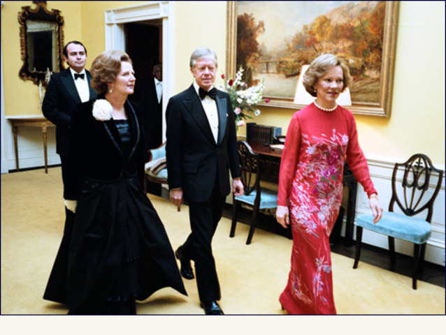 Carters walk to the White House