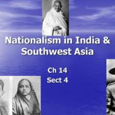 Timeline: Nationalism in India and Southwest Asia