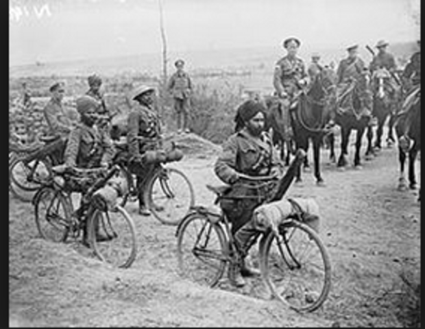 Indian Troops Return Home