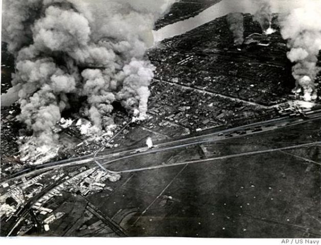 US Bombards Japan