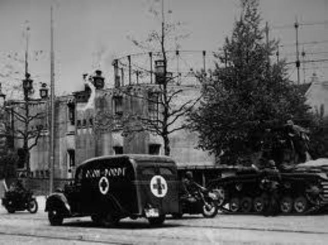 Hitler slams Netherlands and Belgium