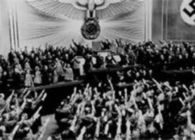 Hitler threatens Jews during Reichstag speech