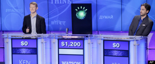 "Watson" defeats Trivia Game Jeopardy Champion
