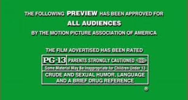 PG-13 Rating Introduced