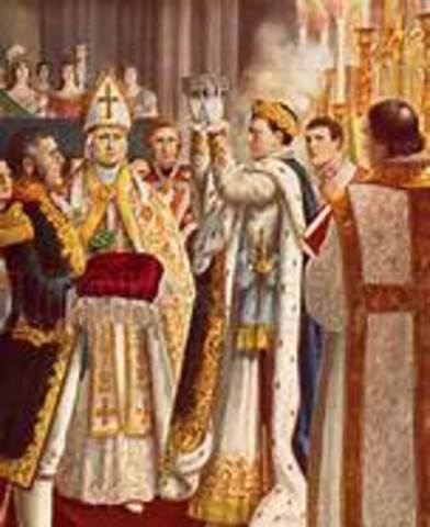 Napoleon crowned himself King of Italy