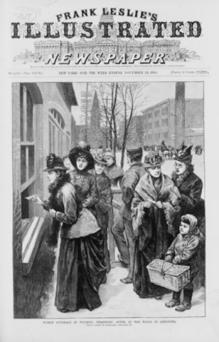 Wyoming grants suffrage