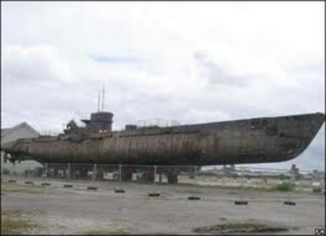Germans begin U-Boat coasting around United States east-coast.