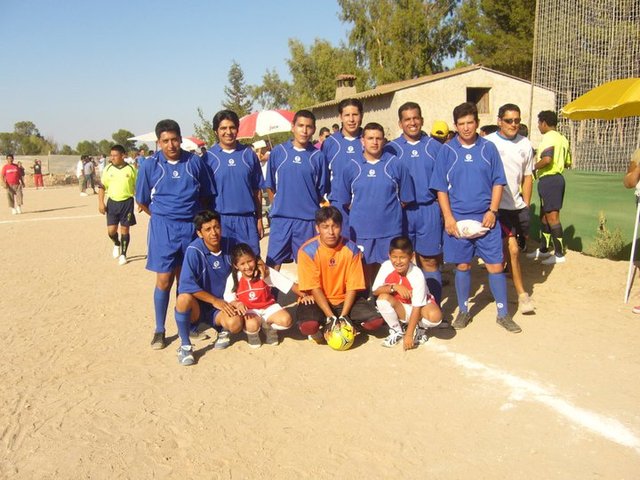 La madrina del equipo de mi padre