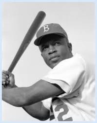 Jackie Robinson is the first African-American MLB player