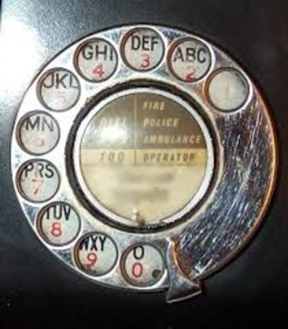 Turn dial phone