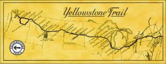 Yellostone Trail arrived in Montana