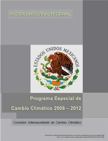 Programa especial de cambio climático