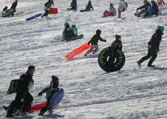 Fun days at a snow park;)