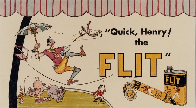 he started making flit ad's