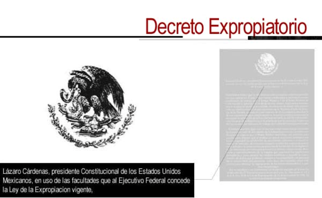 Decreto expropiatorio