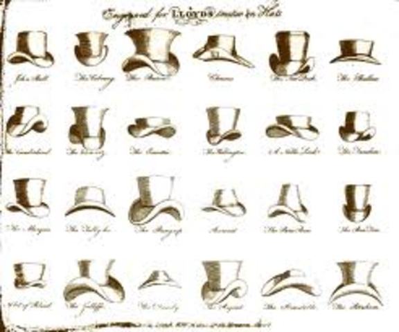 Hats came out in many diffrent styles