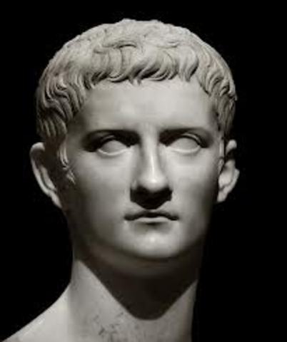 Caligula gets assassinated in his palace.