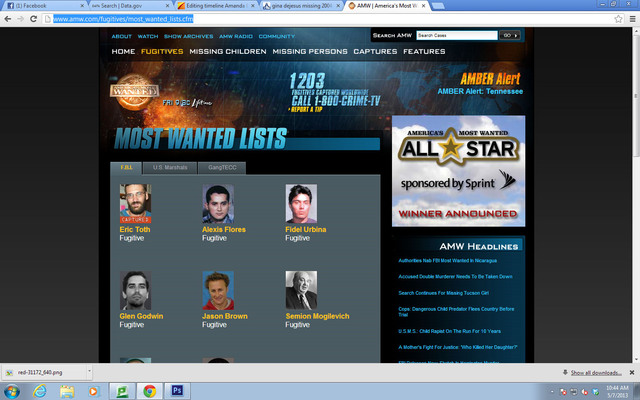 The Teenagers Appear On America's Most Wanted