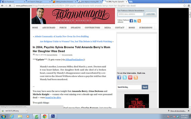 Psychic Tells Berry's Mother Her That Her Daughter Is Dead