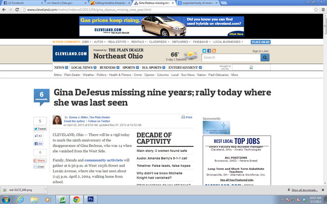 Prayer Service For Gina DeJesus