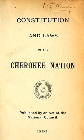 Constitution of Cherokee