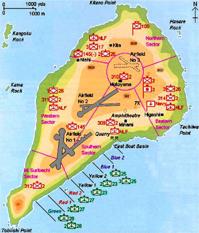 The battle of Iwo Jima