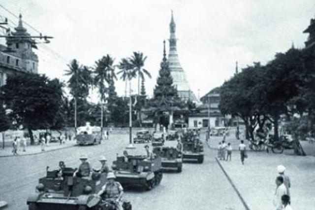 Japanese invade Burma