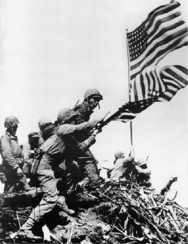 The first and second flag