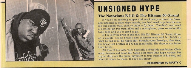 Biggie Smalls gets noticed