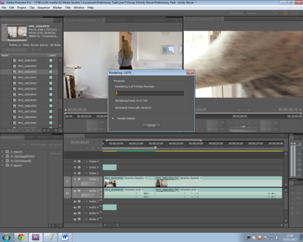 Completion of the Preliminary Task