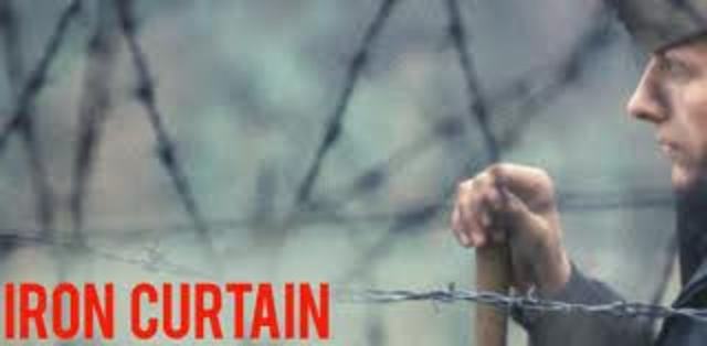 English PM, Winston Churchill delivers Iron Curtain Speech