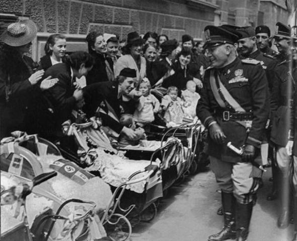 Mussolini a Pinerolo