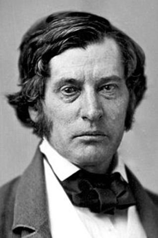 1856:Massachusetts Senator Charles Sumner delivers a speech attacking slavery supporters in the Senate.